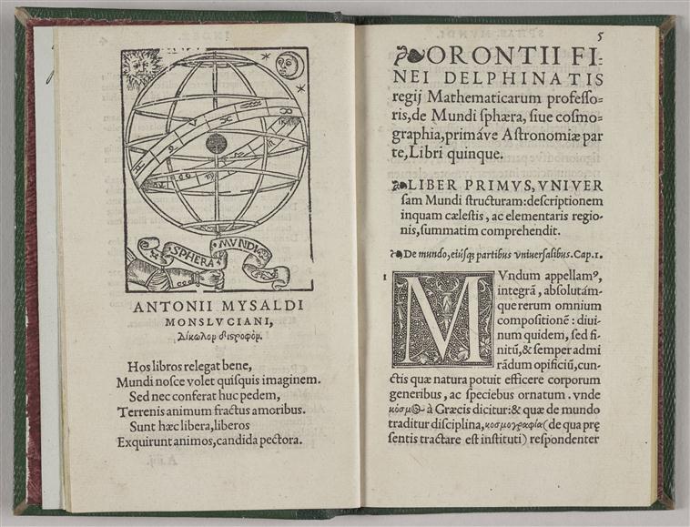 Oronce Finé, De mundi Sphaera sive Cosmographia