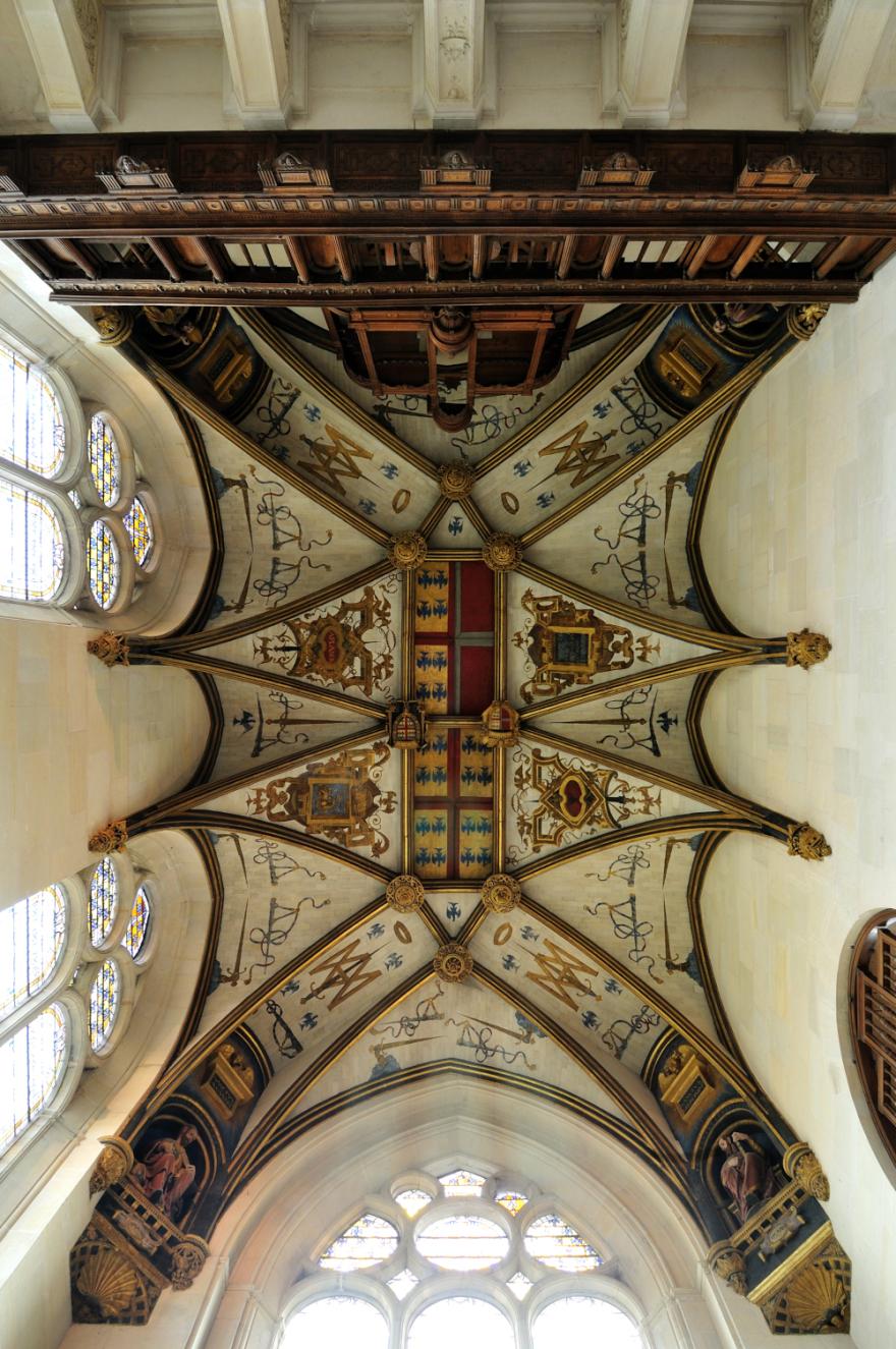 Voûte chapelle château d'Ecouen