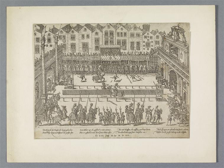 La Mort Du roy Henri II aux Tournelles à Paris le 10 juillet 1559