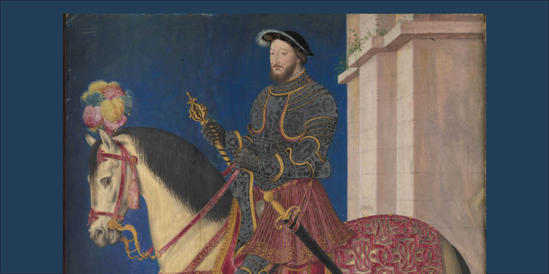 François Ier à cheval, Jean Clouet (attr.) vers 1530