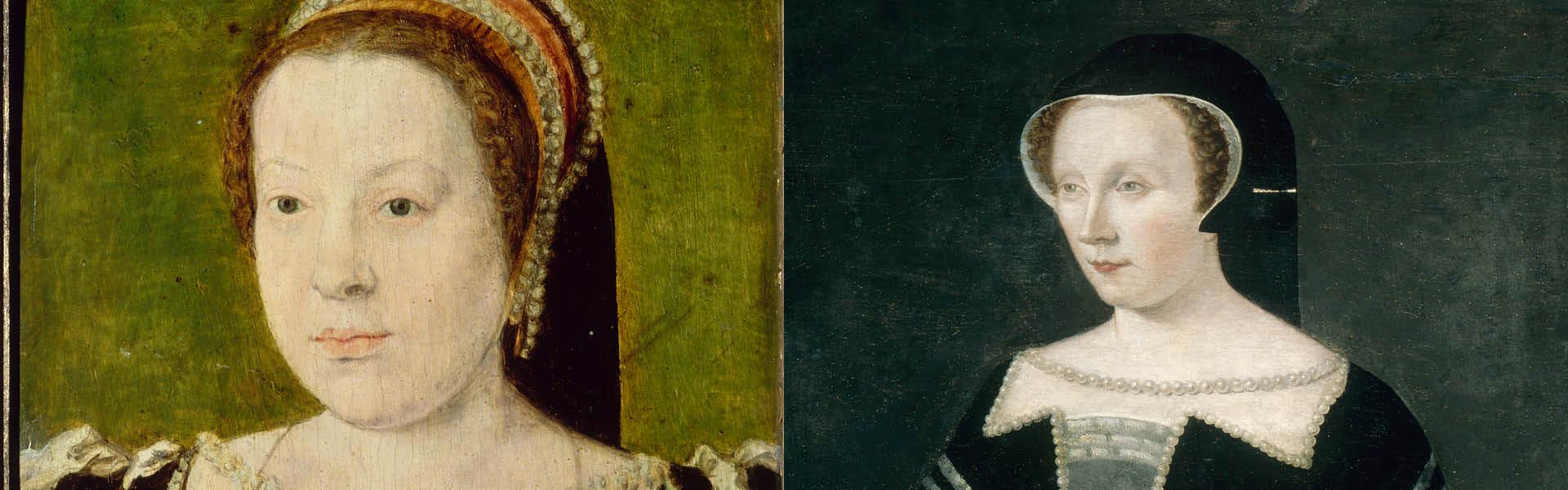 Catherine de Medicis et Diane de Poitiers