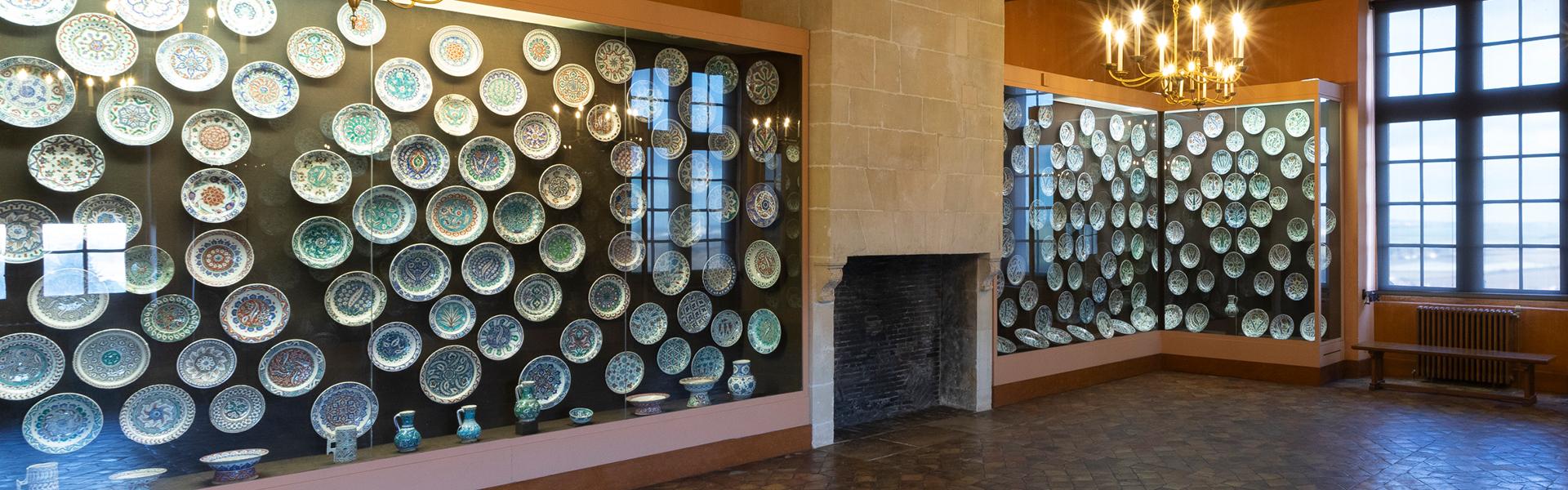vue de la salle de la céramique ottomane