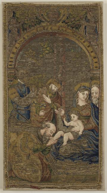 Élément d’orfroi&nbsp;: L’Adoration des mages