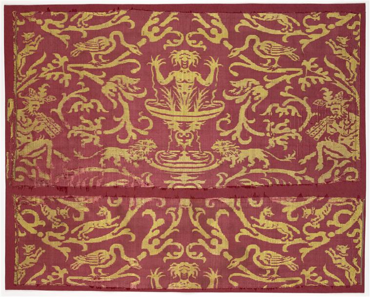 Fragment d’étoffe composé de deux pièces