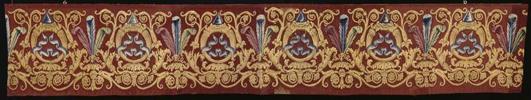 Fragment de bordure à l’emblématique des Médicis
