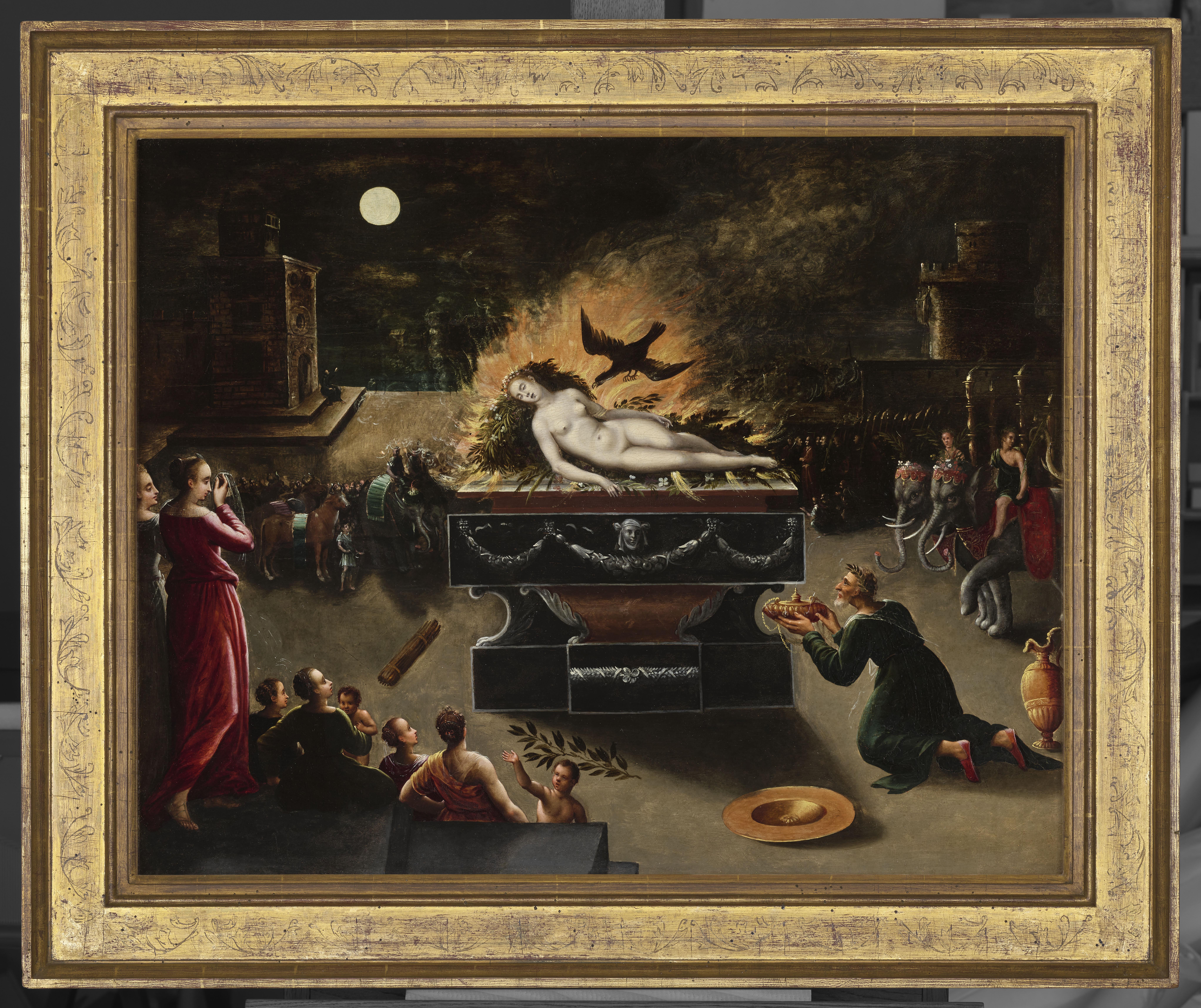 Antoine Caron (entourage), La Mort de la femme de Sestos