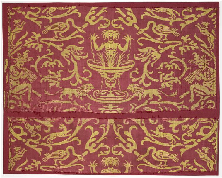 Fragment d’étoffe composé de deux pièces