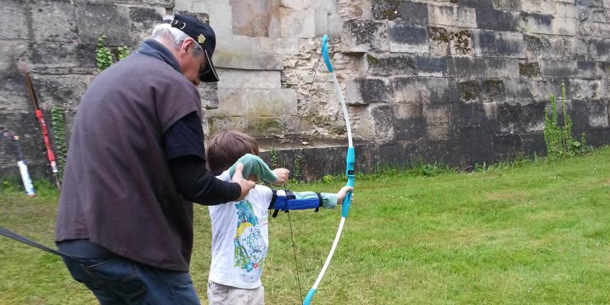 Démonstration d'archerie