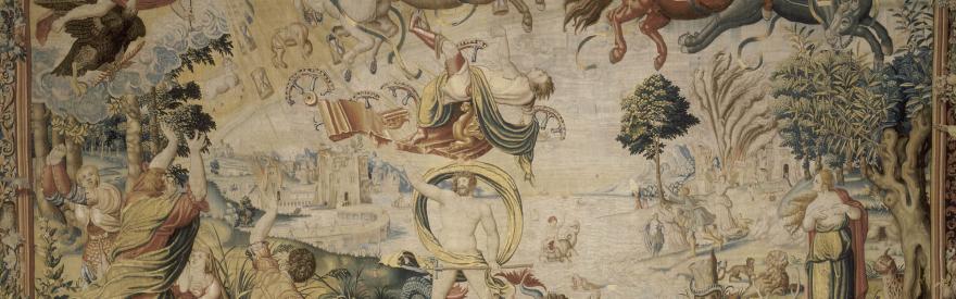 Tapisserie : histoire de Phaéton, la tombe de Phaéton et la métamorphose des Héliades