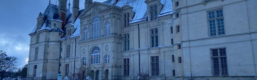 Le château sous la neige