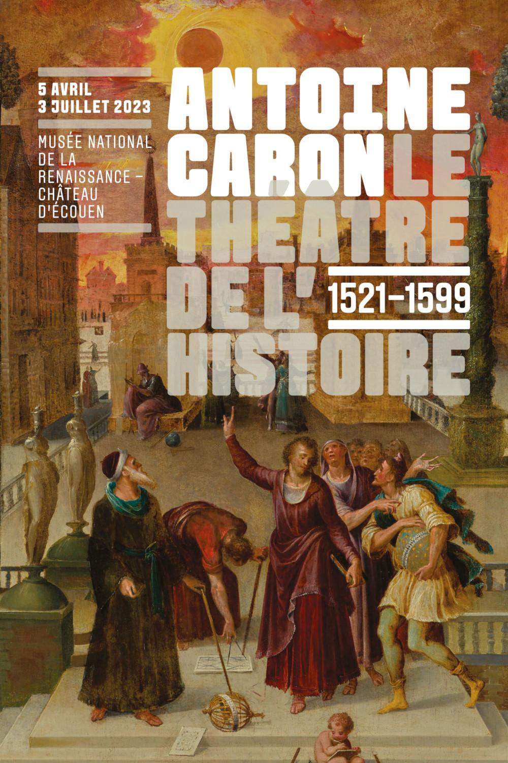 Affiche exposition Antoine Caron 2023