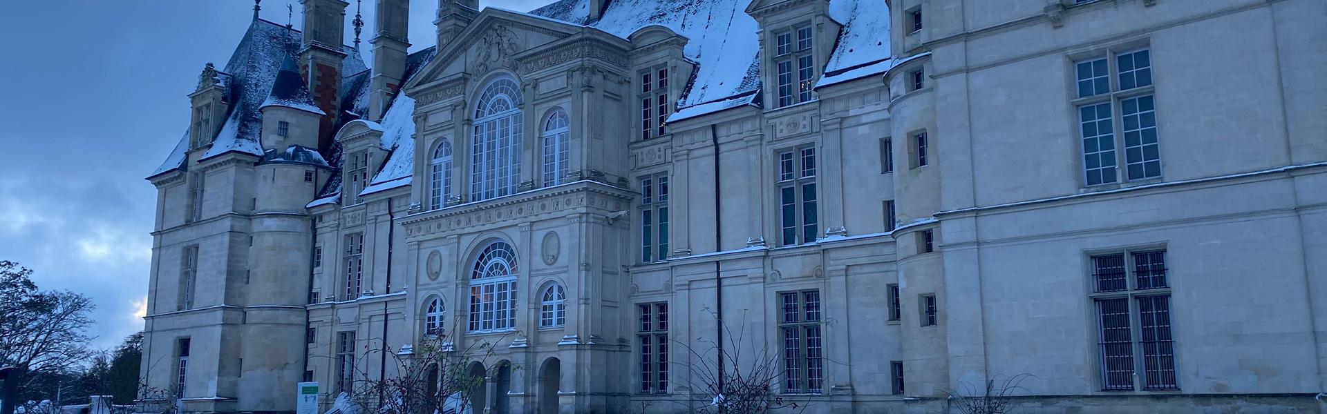 Le château sous la neige